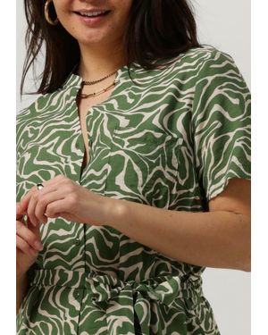 Object Minikleid Objseline S/s Shirt Dress - Mehrfarbig