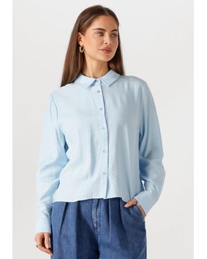 Modström Damen Blusen Hudgesmd Shirt - Blau