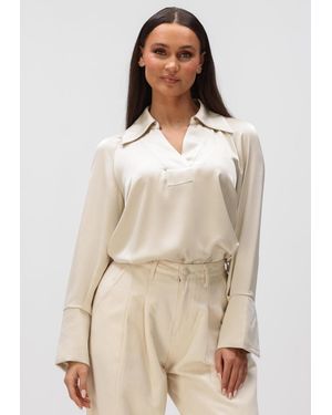 Bruuns Bazaar Damen Blusen Beckiabbkassindra Blouse - Natur