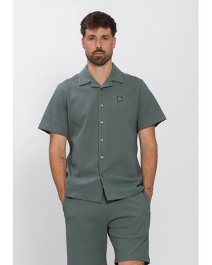 Chasin' Herren Polos & T-Shirts 62120012_Doby Structure - Grün