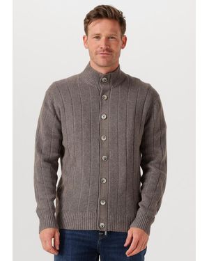 Gentiluomo Herren Pullover & Cardigans Cardigan 8 Buttons - Grau