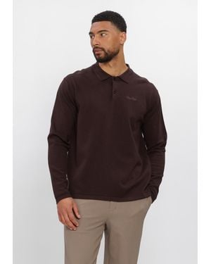 Pure Path Herren Polos & T-Shirts Light Weight Knit - Braun
