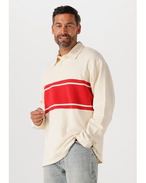 Forét Herren Pullover & Cardigans Match Rugby Sweatshirt - Rot