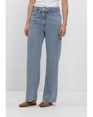 Second Female Damen Jeans Rio Denim Jeans - Blau
