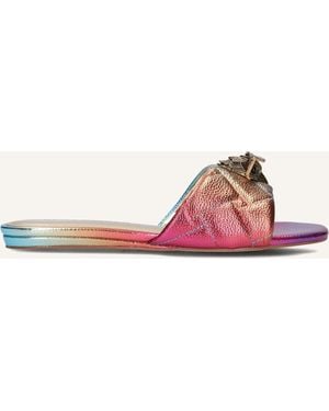 Kurt Geiger Damen Pantoletten Kensington Flat Sandal - Schwarz