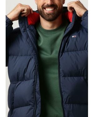 Tommy Hilfiger Wattierte Jack Tjm Essential Down Parka Herren - Blau