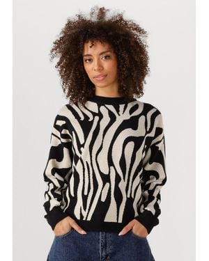 Object Damen Pullover & Cardigans Objrey Lo L/S Knit Pullover - Weiß