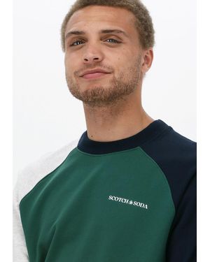 Scotch & Soda Pullover Unisex Crewneck Sweatshirt - Grün