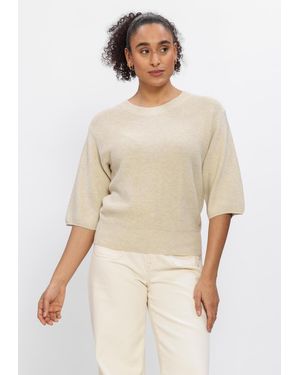 Nukus Damen Pullover & Cardigans Winnie Pullover Lurex - Natur