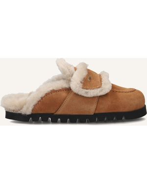 Nubikk Damen Slipper Teddy Fur - Schwarz