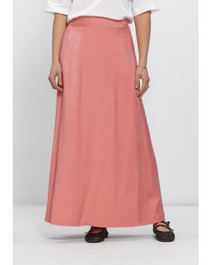 Jansen Amsterdam Damen Röcke Dahlia Rok Ws 694 Long - Pink