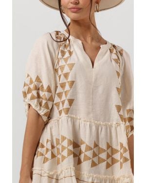 Greek Archaic Kori Minikleid 230343 Damen - Natur