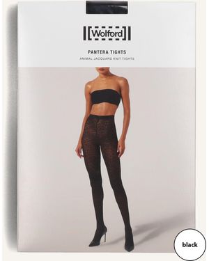Wolford Damen Beinbekleidung Pantera Tights - Weiß