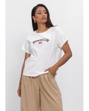 Nukus Damen Tops & T-Shirts Senna T-Shirt - Weiß