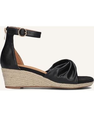 Omoda Damen Espadrilles 0577-5 - Schwarz