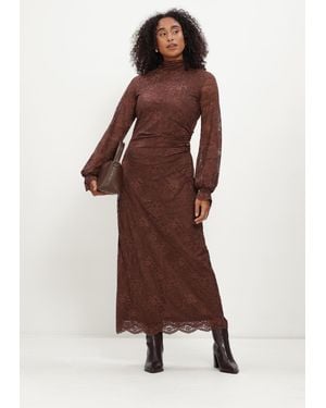 Pom Damen Kleider Anna Chocolate - Braun