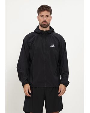 adidas Herren Jacken Run Ess Jkt M - Schwarz