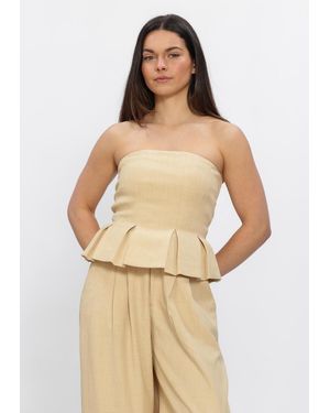 Gestuz Damen Tops & T-Shirts Gzstacy Corsage - Natur