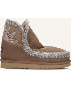 Mou Damen Stiefel Eskimo 18 Sun - Schwarz