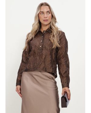 Minus Damen Blusen Msmilina Blouse - Braun