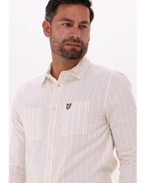 Lyle & Scott Casual-Oberhemd Pinstripe Shirt Herren - Pink