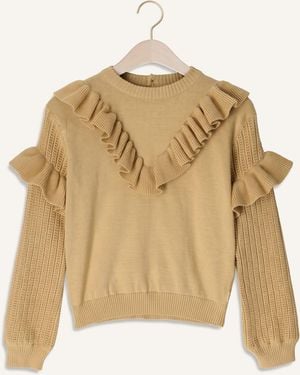 Ton & Ton Mädchen Pullover & Cardigans Tiora - Natur