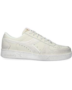 Diadora Sneaker Low Magic Basket Low Icona Woman - Schwarz