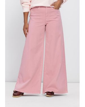Another Label Damen Jeans Almoore Denim Wide - Pink