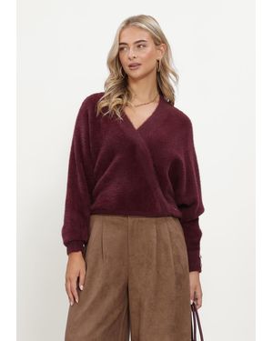 Nukus Damen Pullover & Cardigans Beau Pullover Wrap - Rot