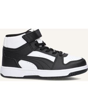 PUMA Jungen Sneaker Rebound Slam Mid Ac + Ps - Schwarz