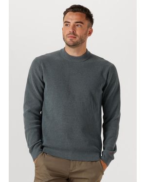 Cast Iron Herren Pullover & Cardigans Mock Neck Soft Blend - Grau