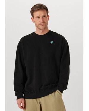Forét Herren Pullover & Cardigans Globus Sweatshirt - Schwarz