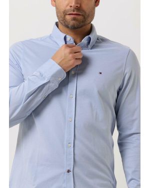 Tommy Hilfiger Klassisches Oberhemd 1985 Knit Solid Sf Shirt Herren - Blau