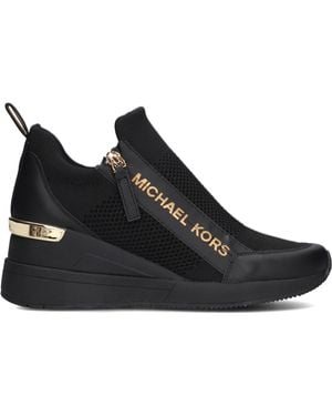 Michael Kors Sneaker Low Willis Wedge Trainer - Schwarz