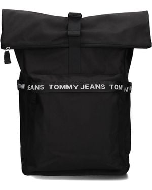 Tommy Hilfiger Rucksack Tjm Essential Rolltop Backpack Herren - Schwarz
