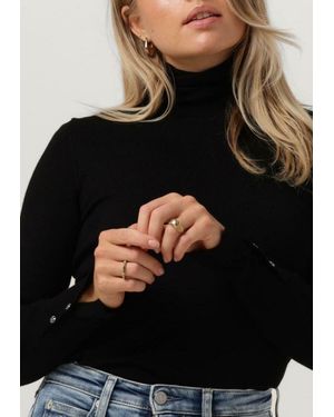 Guess Rollkragenpullover Paule Tn Ls Sweater - Schwarz