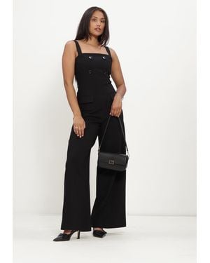 Josh V Damen Jumpsuits Chana Onepiece - Schwarz