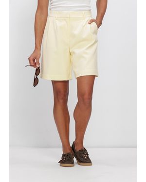 Y.A.S Damen Hosen Yaslikka Mw Shorts S - Natur