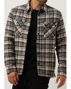 Colourful Rebel Overshirt Jack Check Overshirt - Schwarz
