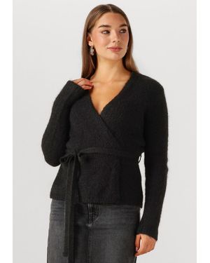 Selected Women Damen Pullover & Cardigans Slfgabella Ls Knit Belt Cardigan - Schwarz