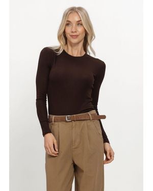 WITHBLACK Damen Tops & T-Shirts Wbljosefine Ls Tee - Mehrfarbig