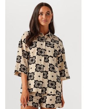 Object Damen Blusen Objella 3/4 Shirt 138 - Braun