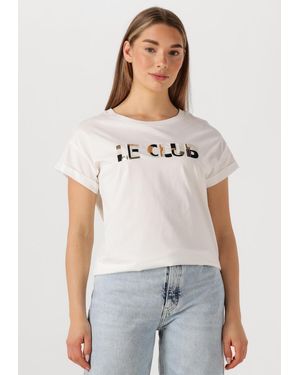 Nukus Damen Tops & T-Shirts Femke Shirt Le Club - Weiß