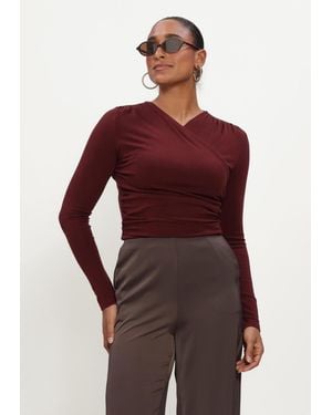 Grace & Mila Damen Tops & T-Shirts Top - Rot