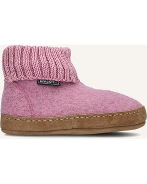 Bergstein Mädchen Hausschuhe Cozy Lux - Schwarz
