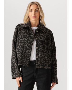 Object Damen Jacken Objleo L/S Re Jacket Div - Schwarz