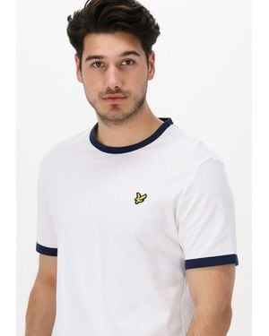 Lyle & Scott T-Shirt Ringer T-Shirt Herren - Weiß