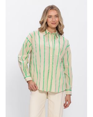 Minus Damen Blusen Mseleni Oversize Shirt - Grün
