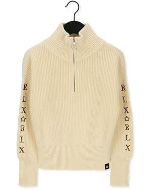 Rellix Pullover Knitted Zipper Rlx Mädchen - Natur
