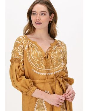 Greek Archaic Kori Minikleid Short Dress Paisley - Mehrfarbig